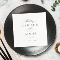 Modern Elegant Script Classic Wedding