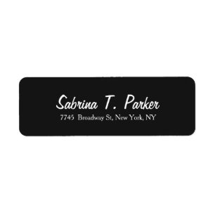 Modern Elegant Script Dark Grey Stylish Trendy