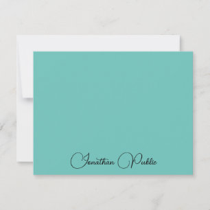 Modern Elegant Script Typed Name Template