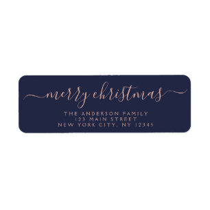 Modern Elegant Script Typography Merry Christmas