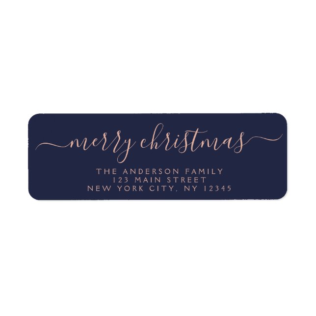 Modern Elegant Script Typography Merry Christmas (Front)