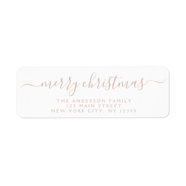 Modern Elegant Script Typography Merry Christmas (Front)