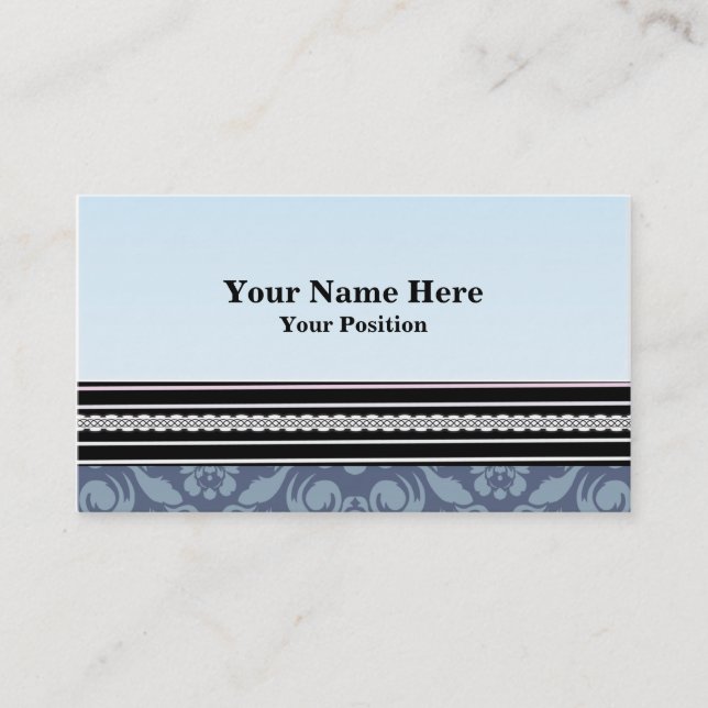 Modern Elegant Seashell Business Card (Front)