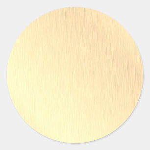 Modern Elegant Shiny Faux Gold Glamourous Blank Classic Round Sticker