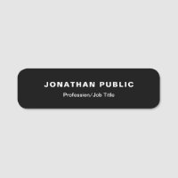 Modern Elegant Simple Black White Template