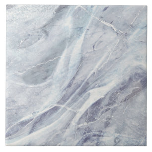 Modern Elegant Simple Classy Marble Chic Blue Grey Tile