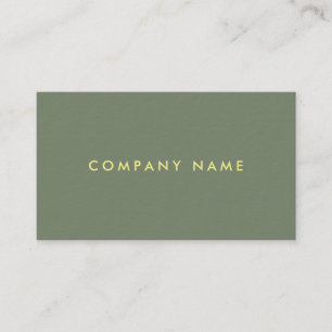 Modern Elegant Simple Design Template Professional Business Card