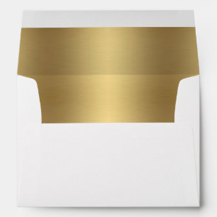 Modern Elegant Simple Gold  Envelope