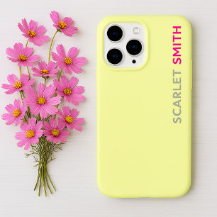 Modern elegant simple minimalist   iPhone 15 pro case