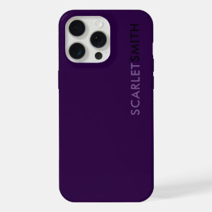 Modern elegant simple minimalist iPhone 15 pro max case