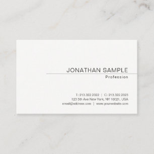Modern Elegant Simple Professional Template Business Card