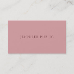 Modern Elegant Simple Template Trend Colour Harmon Business Card