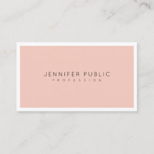 Modern Elegant Sleek Professional Fashionable Top Business Card