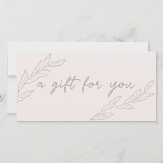 Modern Elegant Small Business Gift Certificate