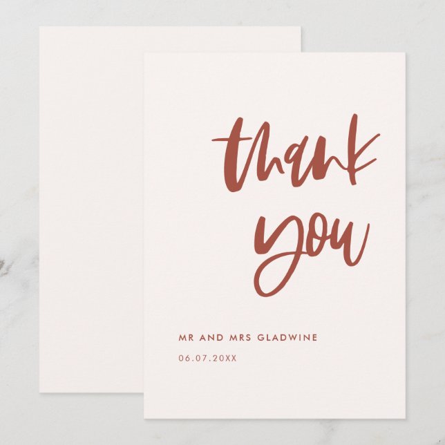 Modern elegant snow pink wedding invitation (Front/Back)