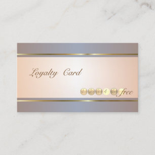 Modern Elegant ,Striped,Dotted  Loyalty Card