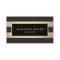 Modern Elegant Striped Trendy Black Gold Foil