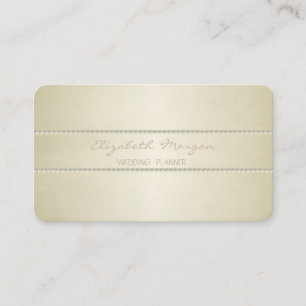 Modern Elegant  Stylish Simple,Pearls Business Card