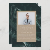 Modern elegant sympathy grief rememberance photo