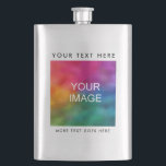 Modern Elegant Template Best Photo Picture Logo Hip Flask<br><div class="desc">Custom Your Image Photo Picture Or Business Company Corporate Here Elegant Modern Trendy Template Classic Flask.</div>