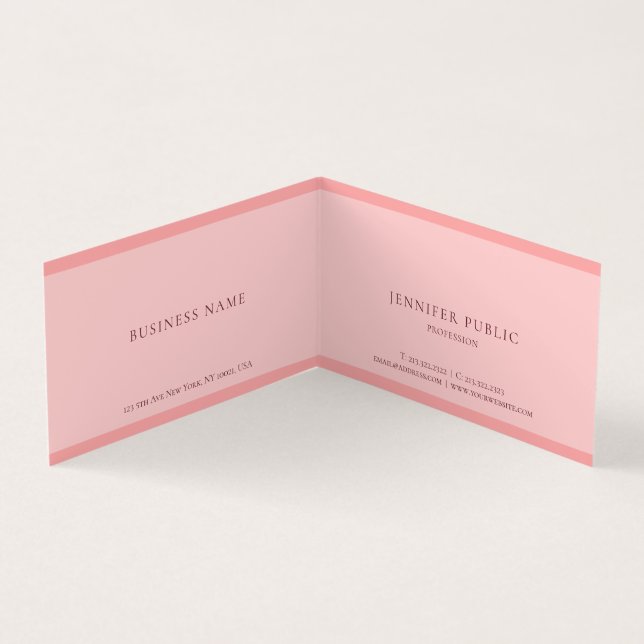 Modern Elegant Template Professional Business Business Card (Inside)