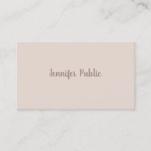Modern Elegant Template Professional Hand Script Business Card