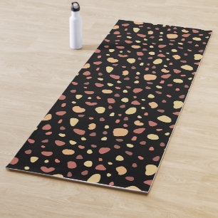 Modern Elegant Terracotta Abstract Yoga Mat