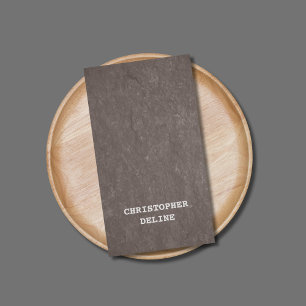 Modern Elegant Texture Brown Consultant Business Card