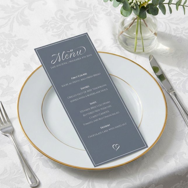 Modern elegant thin frame table menu (Modern elegant thin frame table menu.)