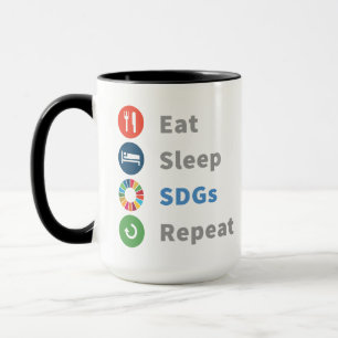 Modern Elegant Trendy Gifts Sustainability 2030 Mug