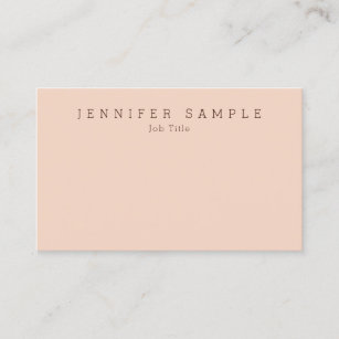Modern Elegant Trendy Simple Design Template Business Card