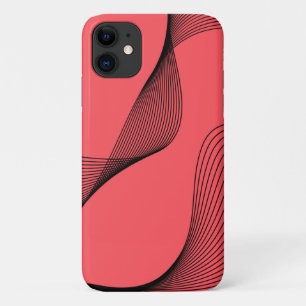 Modern, elegant, trendy, simple wavy illustration Case-Mate iPhone case