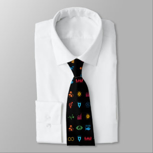 Modern Elegant Trendy Sustainability Black Necktie