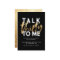 Modern elegant typography girly gold 30th talk