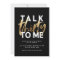 Modern elegant typography girly gold 30th talk