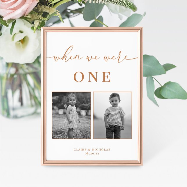 Modern Elegant Wedding Age Table Number Card (Creator Uploaded)