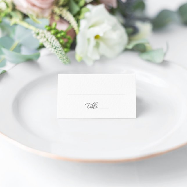 Modern Elegant Wedding Blank Place Cards (Creator Uploaded)