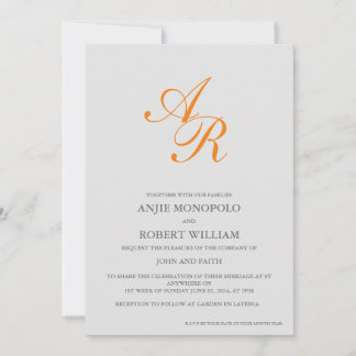 MODERN ELEGANT WEDDING INVITATION