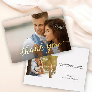 Modern elegant Wedding photos Custom message
