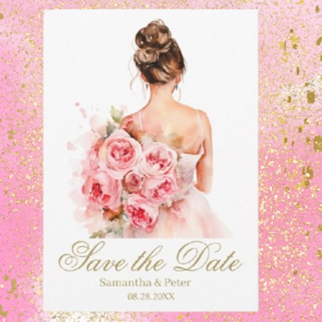 Modern Elegant Wedding Save The Date (Create lasting memories—customize yours to reflect your unique love.)