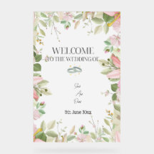 Modern Elegant Wedding  Welcome 