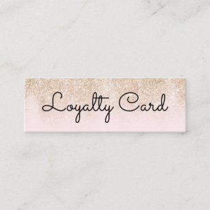 Modern Elegant White Beauty Salon Loyalty Card