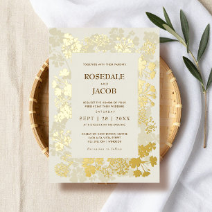 Modern, Elegant Wild Flower Wedding