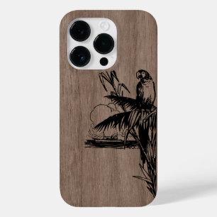 Modern elegant wood personalized - wooden Case-Mate iPhone 14 pro case