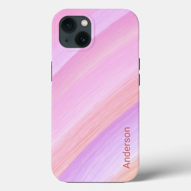 Modern Eligant Retro Line Monogram Case-Mate iPhone Case (Back)