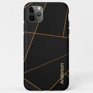 Modern Eligant Retro Line Monogram Case-Mate iPhone Case