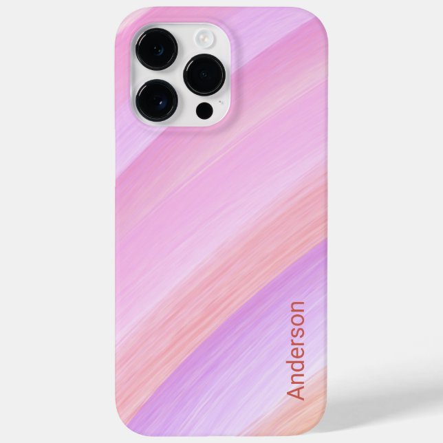 Modern Eligant Retro Line Monogram Case-Mate iPhone Case (Back)