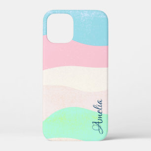 Modern Eligant Retro Line Monogram iPhone 12 Mini Case