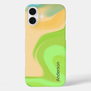 Modern Eligant Retro Line Monogram iPhone 16 Plus Case