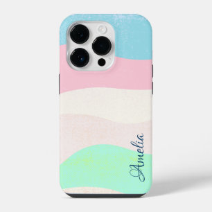 Modern Eligant Retro Line Monogram iPhone 14 Pro Case